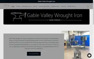 Gablevalleywroughtiron.com Screenshot 2024-04-27 08:07:26