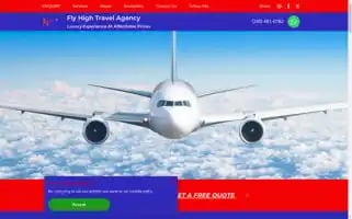 Flyhightravelagency.com Screenshot 2024-04-18 17:14:00
