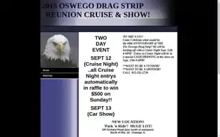 Oswegodragstripreunion.com Screenshot 2024-04-26 10:39:46