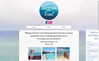 Bluegrasstravelagency.com Screenshot 2024-04-15 13:33:42