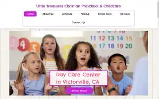 Littletreasureschristianpreschoolandchildcare.com Screenshot 2024-05-16 05:56:11