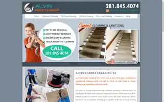 Alvincarpetcleaningtx.com Screenshot 2024-07-06 03:34:29