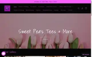 Sweetpeasteesandmore.com Screenshot 2024-04-27 07:40:45