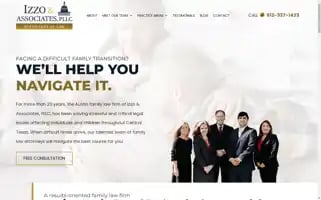 Izzoassociateslaw.com Screenshot 2024-05-21 13:59:18