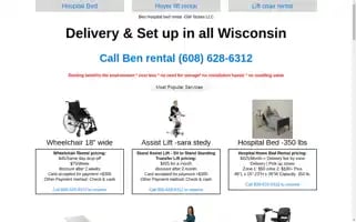 Benhospitalbedrental.com Screenshot 2024-06-13 12:43:40