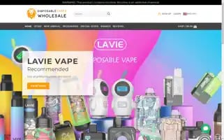 Disposablevapeswholesale.com Screenshot 2024-05-18 23:44:55