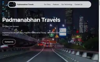 Padmanabhantravels.com Screenshot 2024-04-17 09:55:49