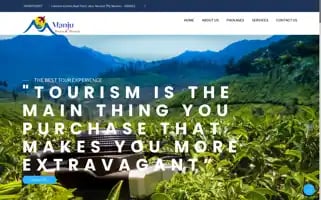 Manjutoursandtravels.in Screenshot 2024-04-25 09:40:11