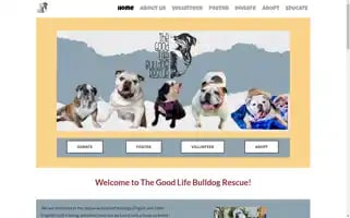 Goodlifebulldogrescue.org Screenshot 2024-07-05 13:11:14