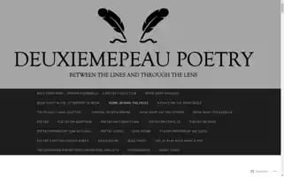Deuxiemepeaupoetry.com Screenshot 2024-07-09 16:28:03