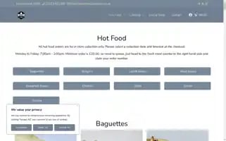 Porterfordshotfood.co.uk Screenshot 2024-07-03 16:27:01