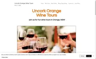 Uncorkorangewinetours.com.au Screenshot 2024-04-25 23:07:33