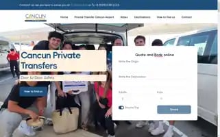 Cancunprivatetransfers.com Screenshot 2024-05-22 14:23:32