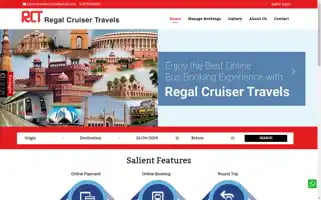 Regalcruisertravels.com Screenshot 2024-04-26 11:56:44