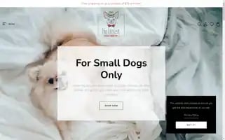 Thelittlestdogshop.com Screenshot 2024-04-26 09:17:48