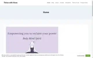 Thrivewithhives.com Screenshot 2024-07-03 09:27:48