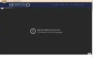 Homesteadcraftvillage.com Screenshot 2024-06-13 09:45:37