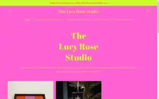 Thelucyrosestudio.com Screenshot 2024-04-27 14:44:14