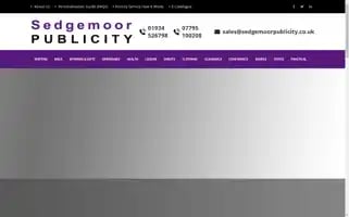 Sedgemoorpublicity.co.uk Screenshot 2024-05-16 16:36:50