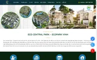 Ecocentralparkvinh.vn Screenshot 2024-05-23 03:35:56