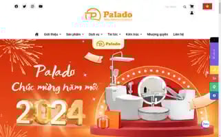 Thietbivesinhpalado.vn Screenshot 2024-06-24 17:58:28