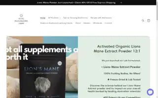 Xoticmushrooms.com.au Screenshot 2024-05-03 11:26:03
