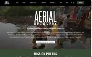 Aerialrecovery.org Screenshot 2024-07-07 16:32:18