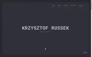 Krzysztofrussek.dev Screenshot 2024-05-27 12:55:52