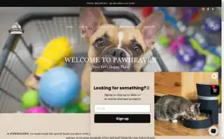 Pawheaven.store Screenshot 2024-05-03 22:38:54