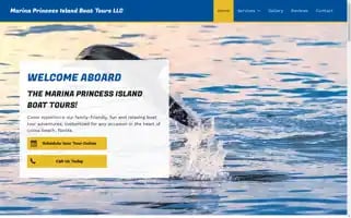 Marinaprincessislandboattours.com Screenshot 2024-04-25 23:54:31