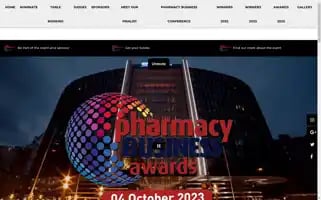 Pharmacybusinessawards.co.uk Screenshot 2024-06-29 03:02:30