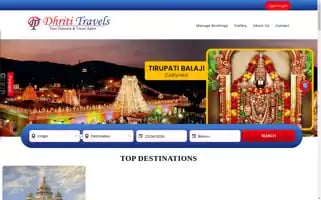 Dhrititravels.com Screenshot 2024-04-22 11:55:57