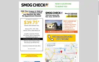 Smogchecksanjose.net Screenshot 2024-05-16 17:50:29