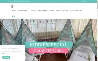 Kiddiesspecial-slaapfeestjes.nl Screenshot 2024-05-18 18:12:52