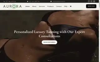 Auroraorganictan.com Screenshot 2024-05-08 15:17:38