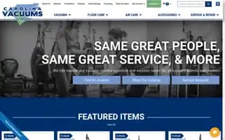 Carolinavacuums.com Screenshot 2024-05-15 16:37:02