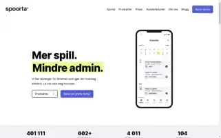 Spoortz.no Screenshot 2024-07-01 14:02:32