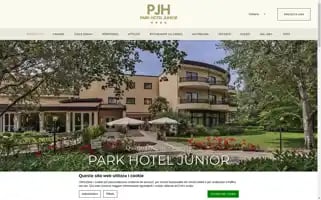 Parkhoteljunior.it Screenshot 2024-04-22 11:49:47