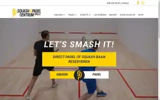 Squashenpadelcentrumzwolle.nl Screenshot 2024-05-20 13:19:39