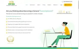 Transcriptioncertificationinstitute.org Screenshot 2024-05-14 14:55:08