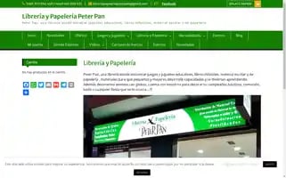 Libreriapapeleriapeterpan.com Screenshot 2024-06-15 05:55:32