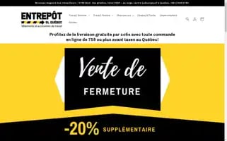 Entrepotglquebec.com Screenshot 2024-04-27 07:49:23
