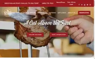 12cutssteakhouse.com Screenshot 2024-06-11 20:34:47