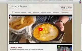 Brasserie-hoteldefrance.fr Screenshot 2024-04-17 06:57:59