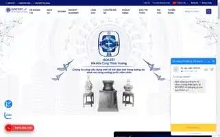 Isocert.org.vn Screenshot 2024-07-08 10:58:03