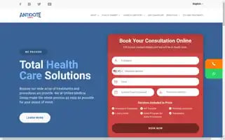 Antidotemedicaltravel.com Screenshot 2024-04-15 19:21:41