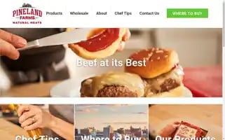 Pinelandnaturalmeats.com Screenshot 2024-07-09 02:25:03