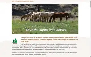Alpinewildhorses.org Screenshot 2024-07-01 22:59:39
