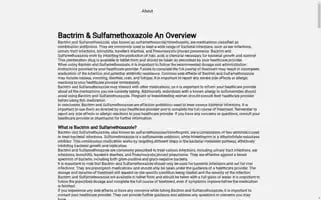 Bactrimsulfamethoxazoleinfo.com Screenshot 2024-06-17 19:43:22