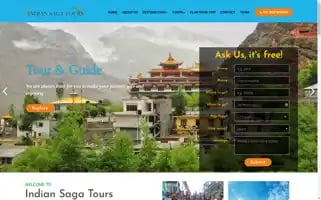 Indiansagatours.com Screenshot 2024-04-24 04:37:17
